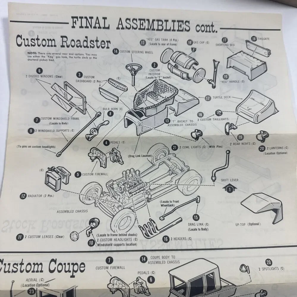 Vintage AMT 1925 Ford Model T 3n1 1/25 Model Kit Original Issue Unbuilt Open Box